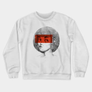 WOMAN IN RED Crewneck Sweatshirt